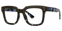 Liizbeett Square Two-Tone Glasses1