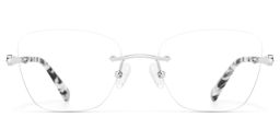 Seth Rectangle Silver Glasses1