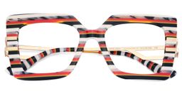 Poutine Square Multicolor Glasses1