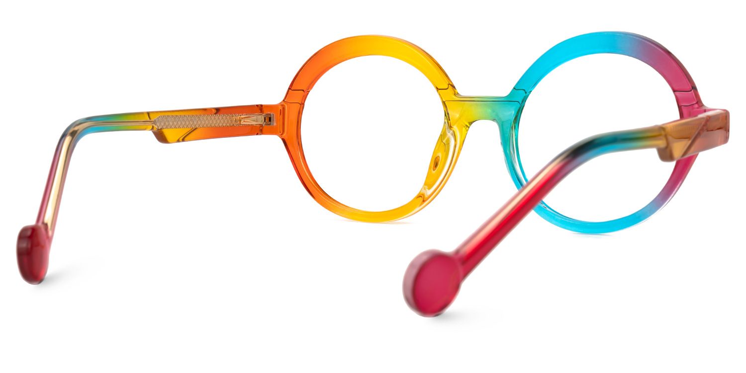 Shermier Round Multicolor Glasses3