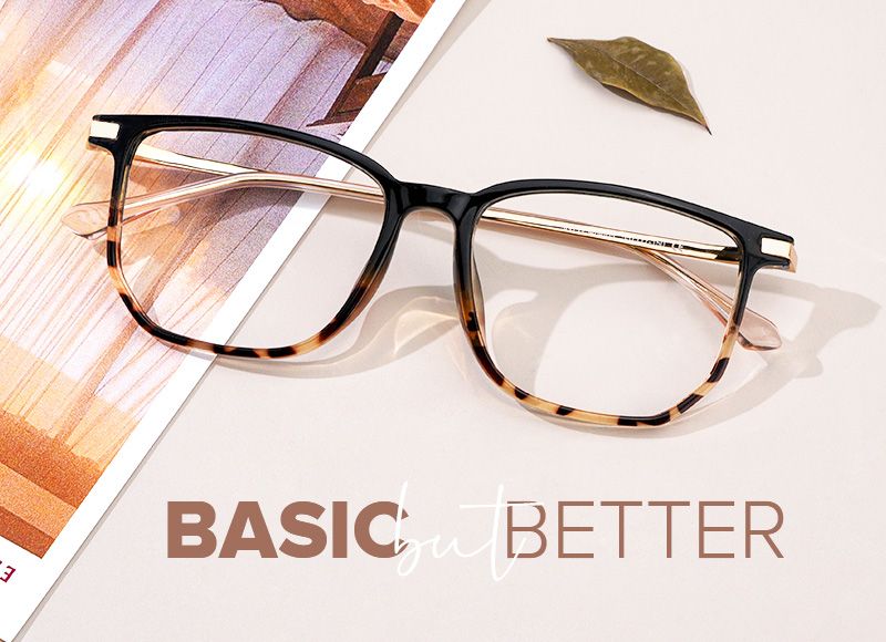 Fezell Tortoise Thin Frame Eyeglasses | ZEELOOL UK4