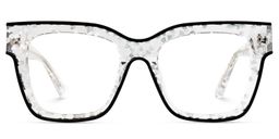 Zerica Square Clear Glasses0