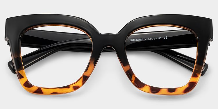 Malcolm Square Two-Tone Glasses