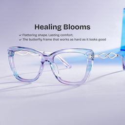 Remi Purple Butterfly Glasses0