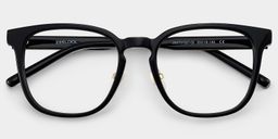 Hailey Square Black Glasses2