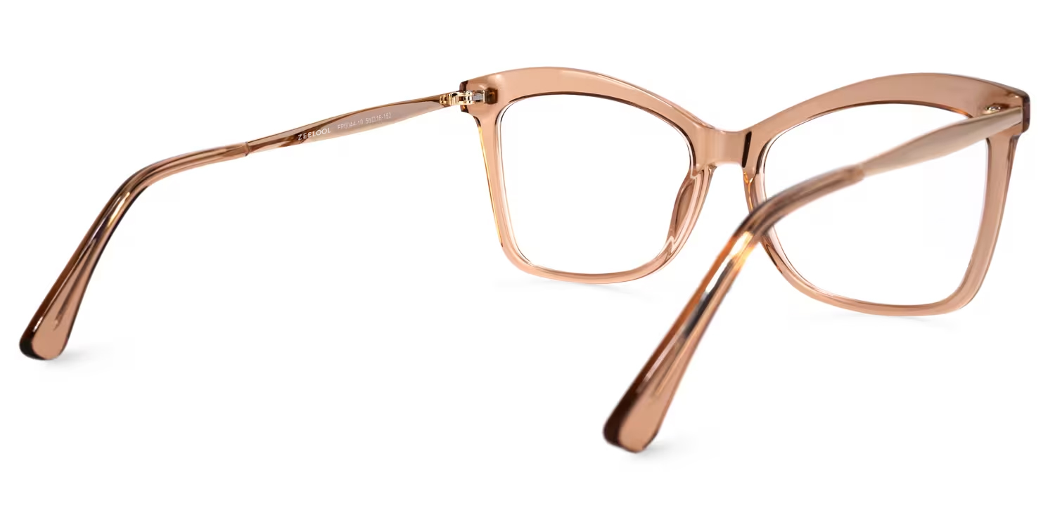 Isaebella Butterfly Champagne Frame Glasses | ZEELOOL UK4