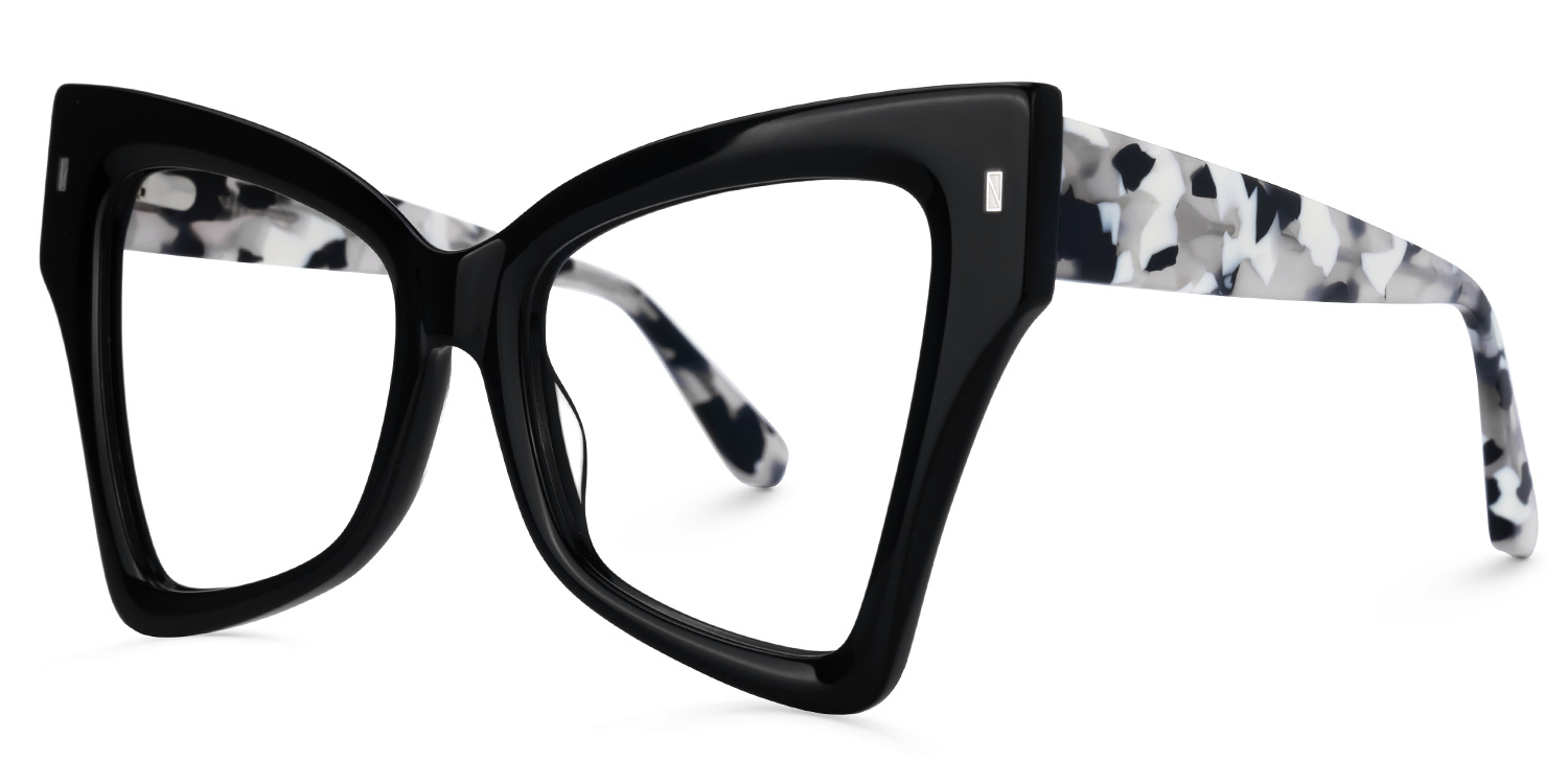 Migial Butterfly Black Glasses1