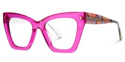 Mackey Butterfly Pink Glasses1