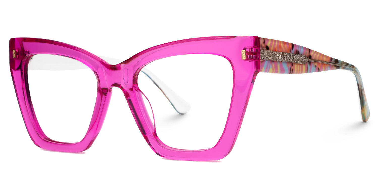 ZEELOOL Mackey Butterfly Pink Glasses
