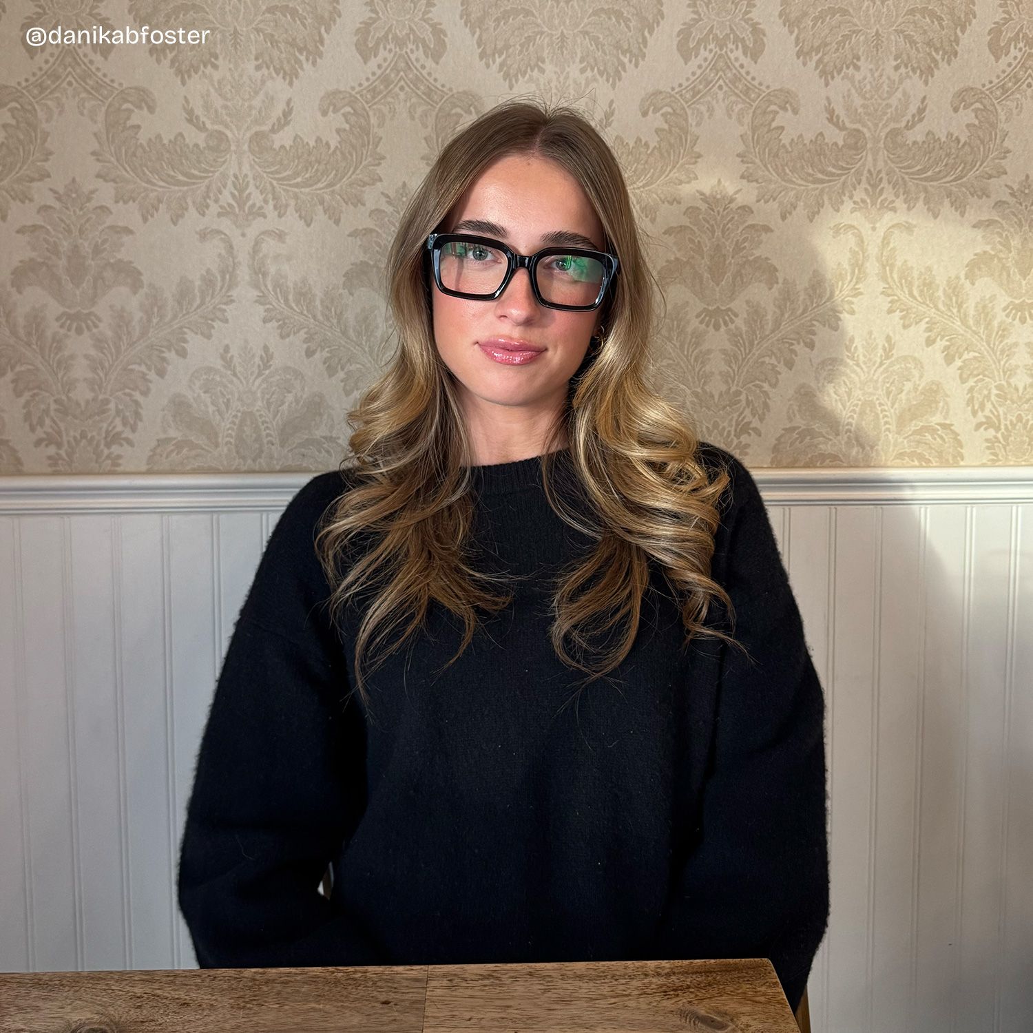 Marley Sepia Glasses / Dark Brown Rectangle Glasses | ZEELOOL5