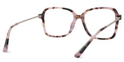 Monica Square Pink Tortoise Glasses3