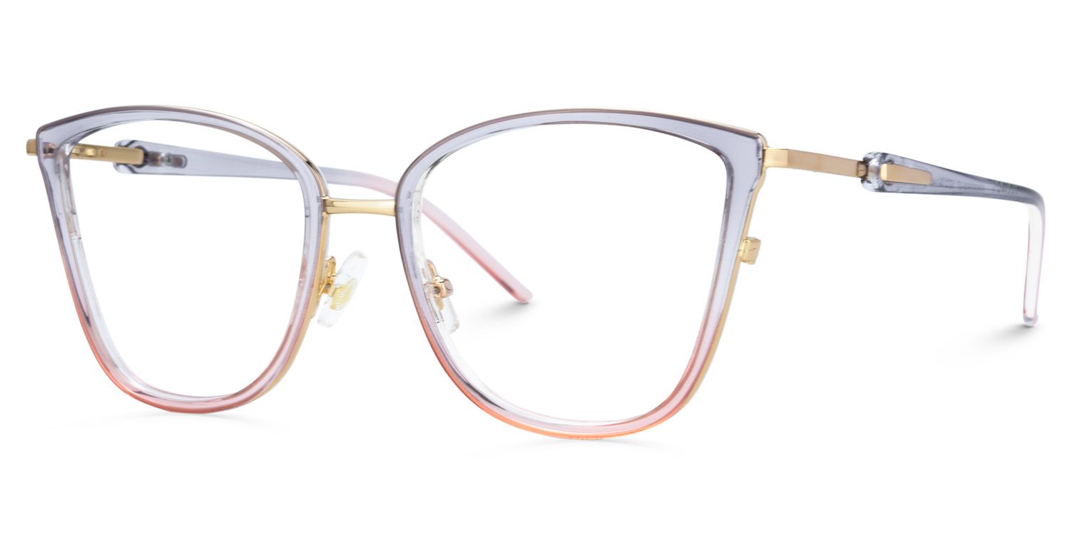 Cateye Purple And Pink Glasses - Marisa deals at Zeelool2