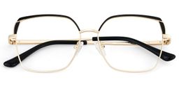 Shayla Square Black Glasses2