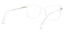 Kristen Cateye Clear Glasses3