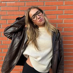 Drew Dark Brown Aviator Glasses5