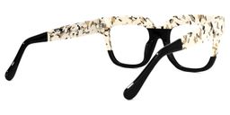 Carolann Black Square Glasses3