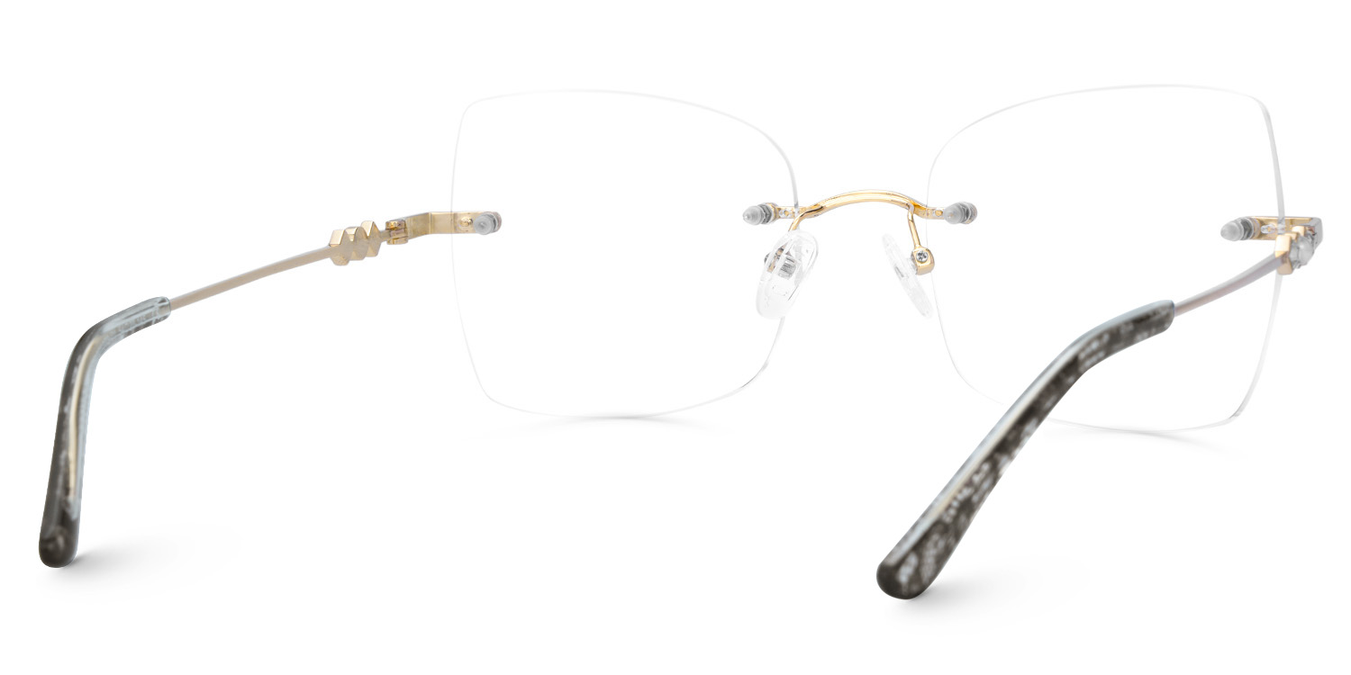 Tierney Designer Butterfly Metal Rimmed Spectacles  | ZEELOOL UK3