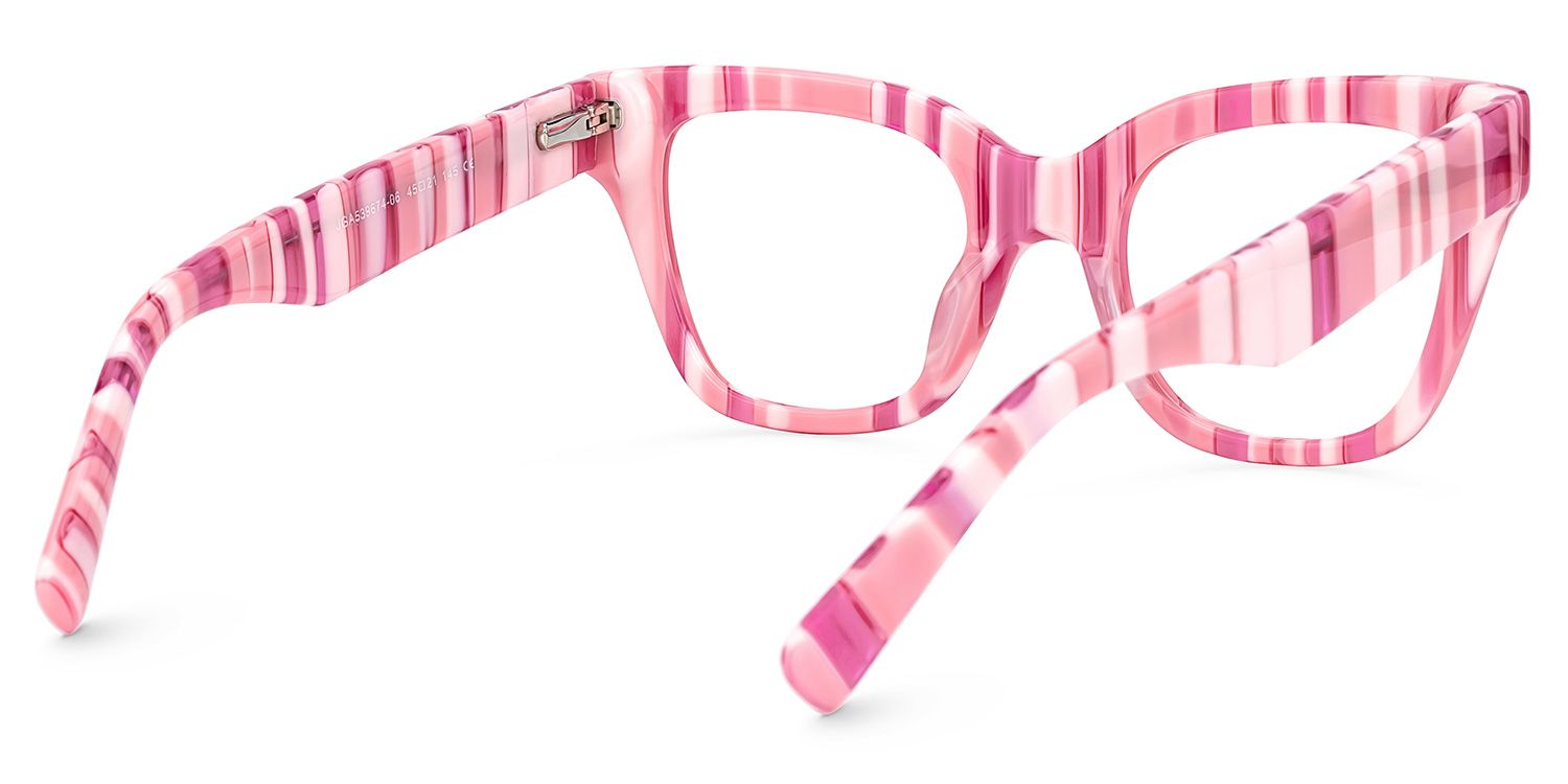 Nereyda Pink Candy Glasses Bubblegum | ZEELOOL UK3