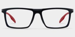 Active Blue Red Rectangle Glasses1