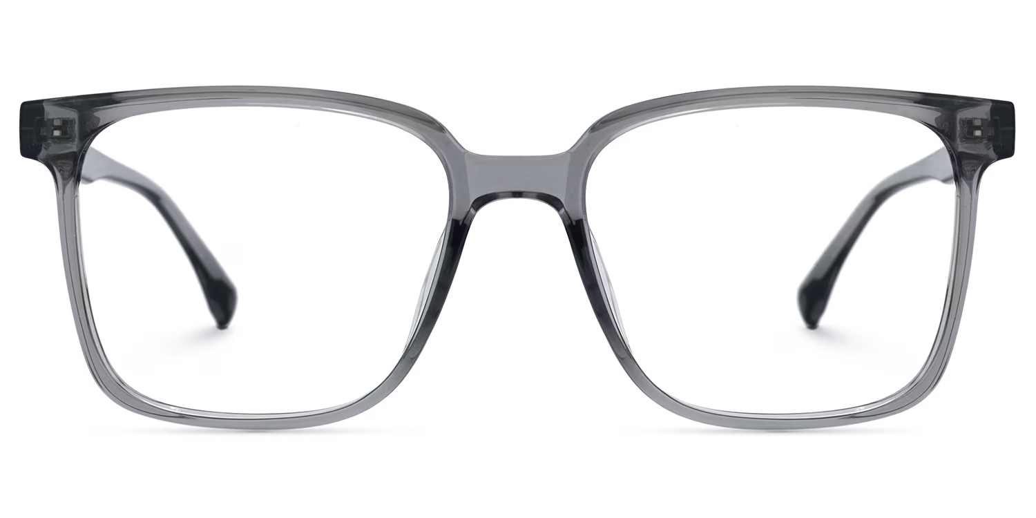 Contreras Square Gray Glasses | ZEELOOL UK0