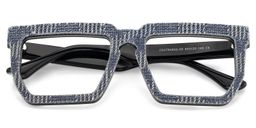 Daniela Gray Rectangle Glasses1