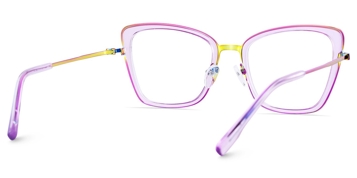 Rosalie Butterfly Purple Color Frame Glasses for Women | ZEELOOL UK5