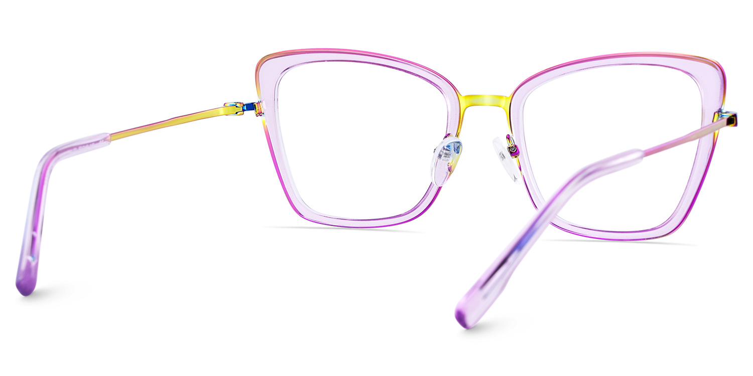 Rosalie Butterfly Purple Color Frame Glasses for Women | ZEELOOL UK5
