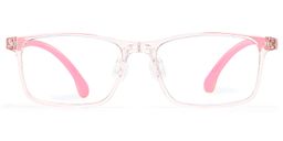 Sunny Rectangle Pink Glasses0