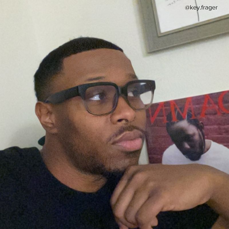 Colin Rectangle Black-Gray Eyeglasses & Glasses Frames9