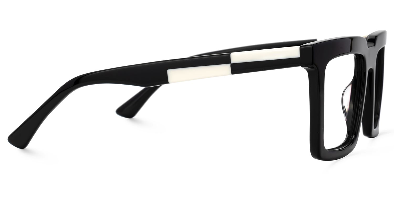 Leblanc Square Black Fashion Glasses For Men | ZEELOOL UK3