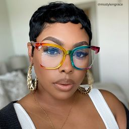 Cadogan Colorful Square Glasses4