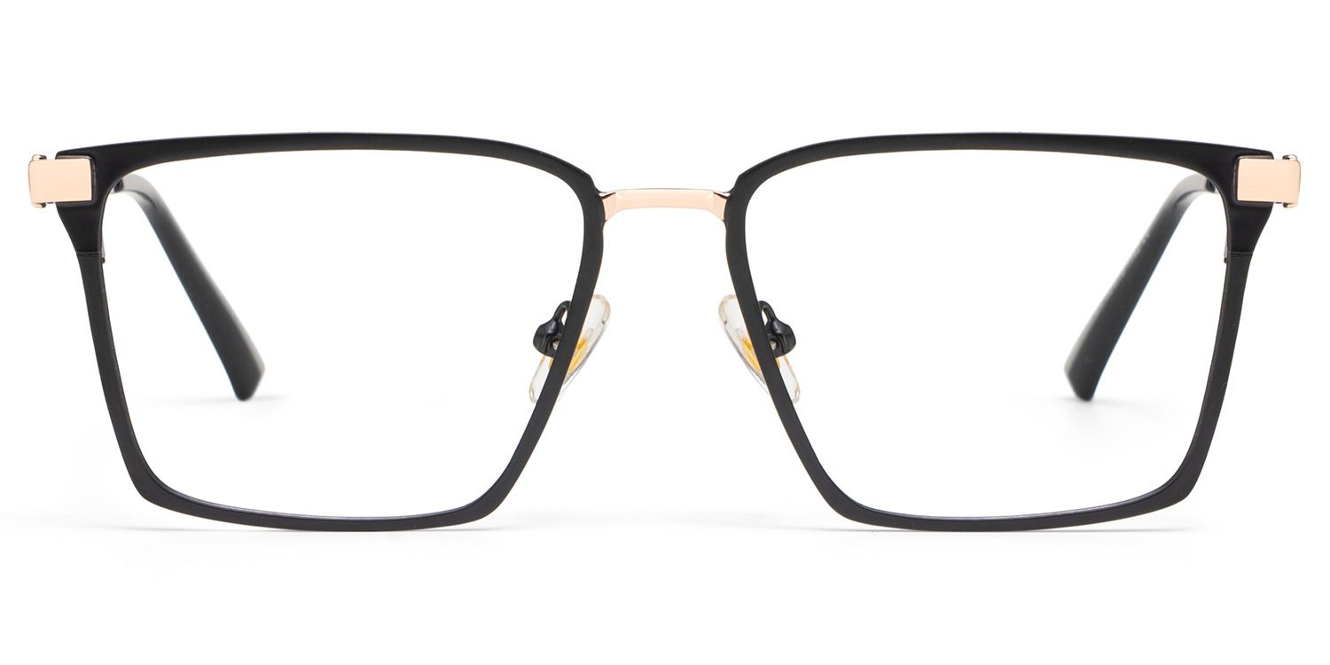 Finn Eyeglasses in Rectangle Black Frame | ZEELOOL UK0
