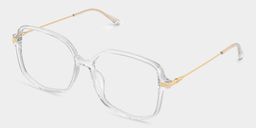 Payton Geometric Clear Glasses2
