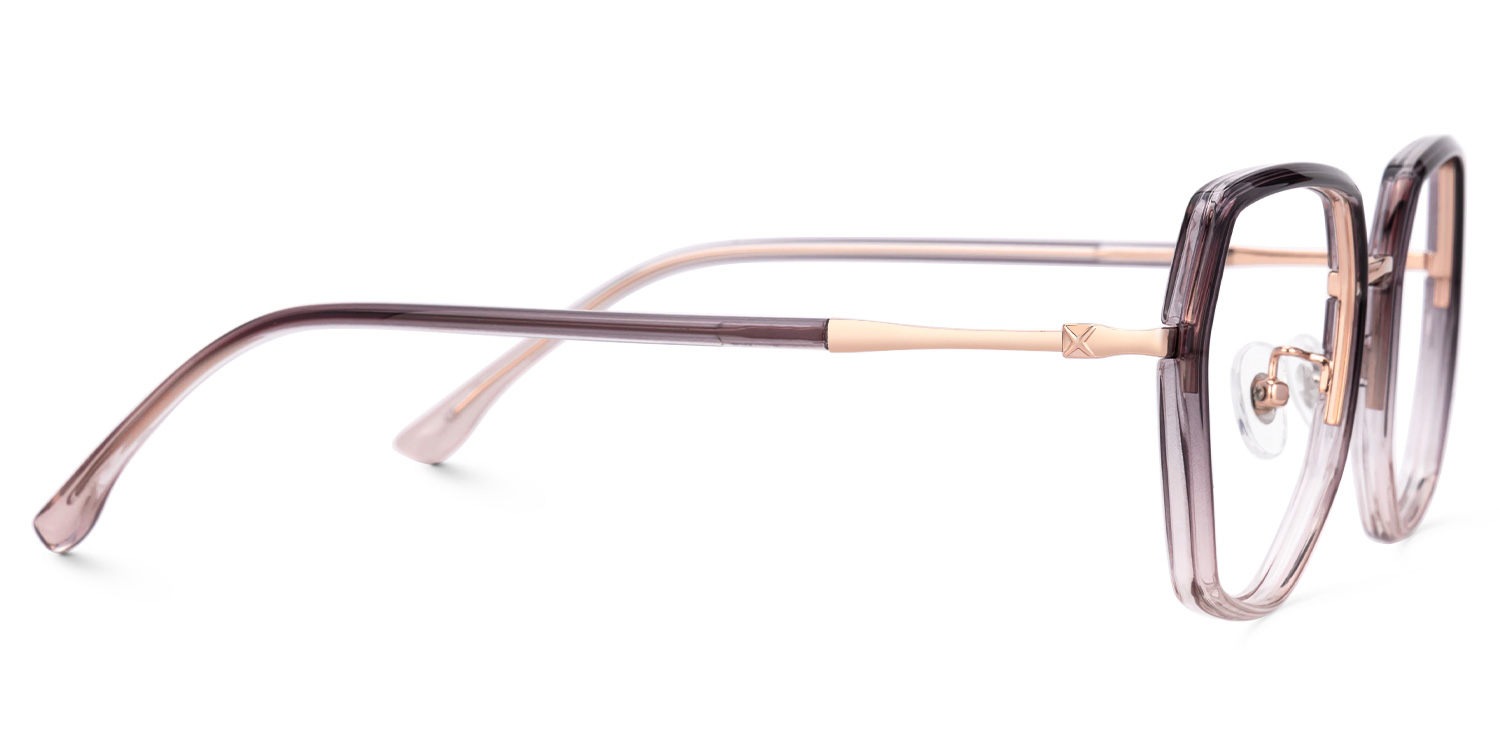 Kendra Geometric Acetate Full Frame Eyeglasses | ZEELOOL UK2