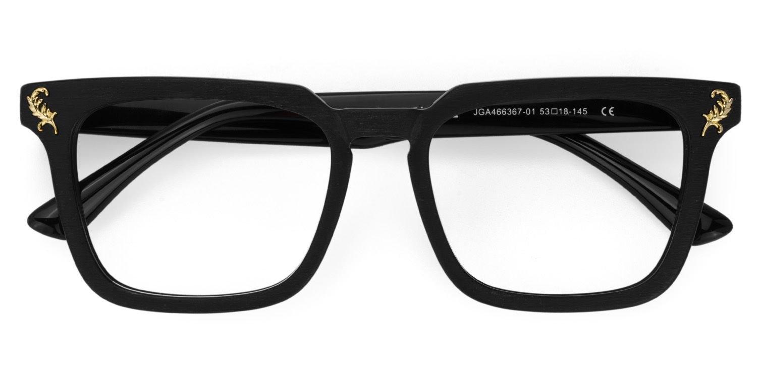 Bashir Blue Light Blocking Glasses Rectangle Frame For Men | ZEELOOL UK