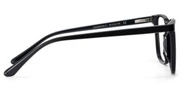 Aidan Rectangle Black Glasses5