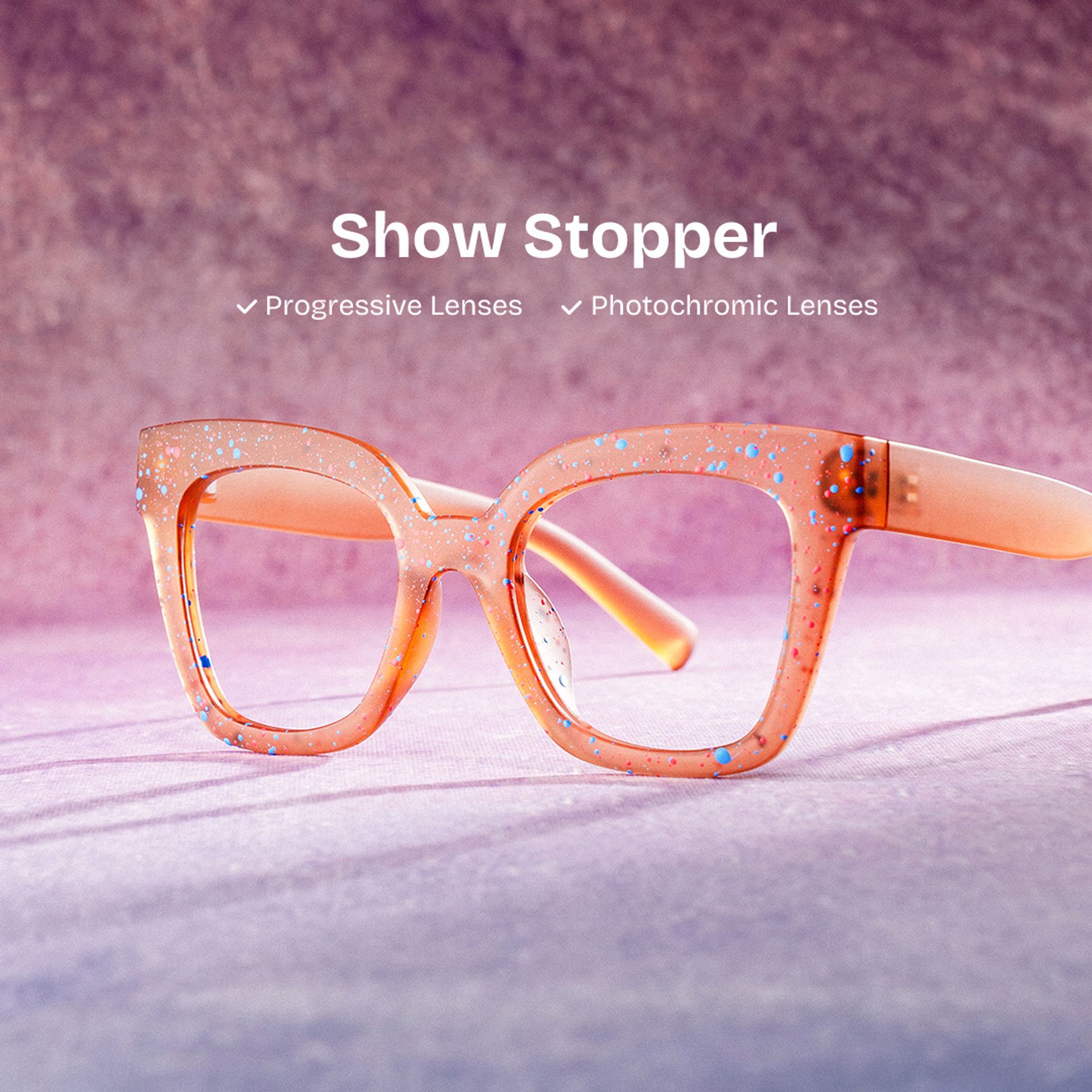 Malcolm Large Square Nerdy Glasses with Matte Brown0