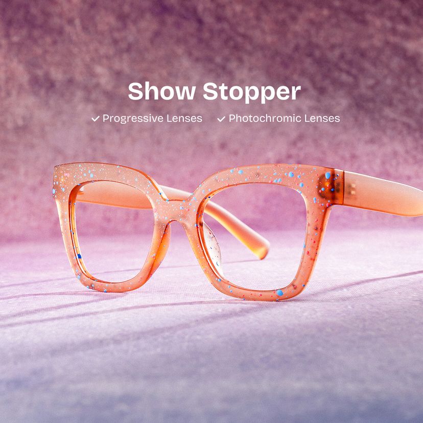 Malcolm Matte Brown Square Glasses