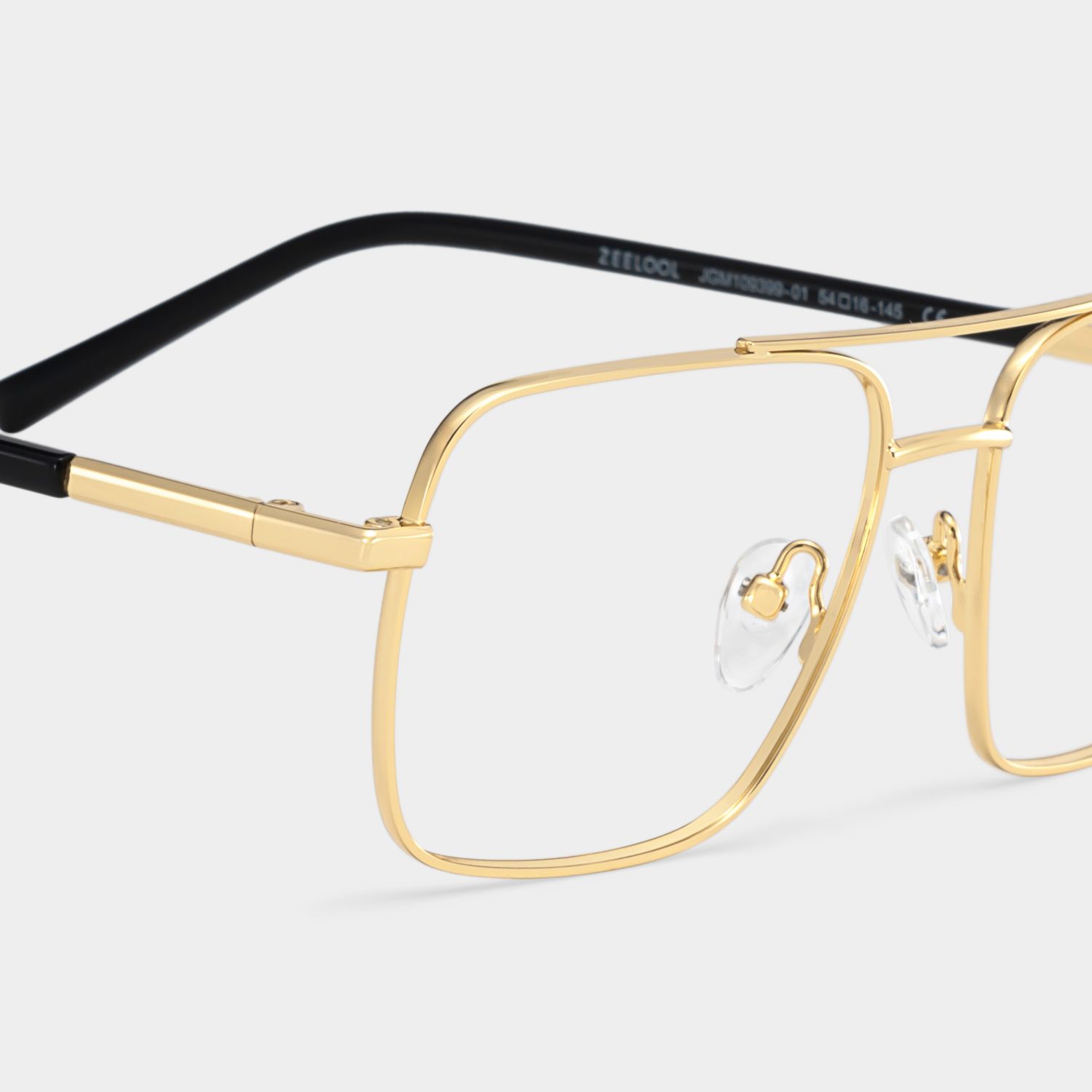 Iris Gold Frame Glasses with Aviator Frame Online | ZEELOOL UK6