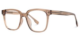 Donnalyn Square Brown Glasses1