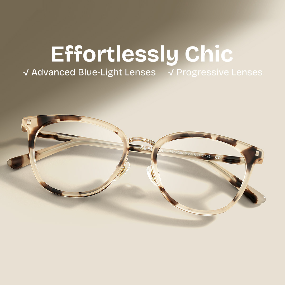 Caden Round Tortoise Glasses