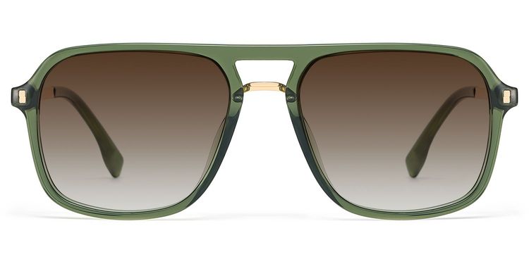 Kilworth Aviator Green Glassess