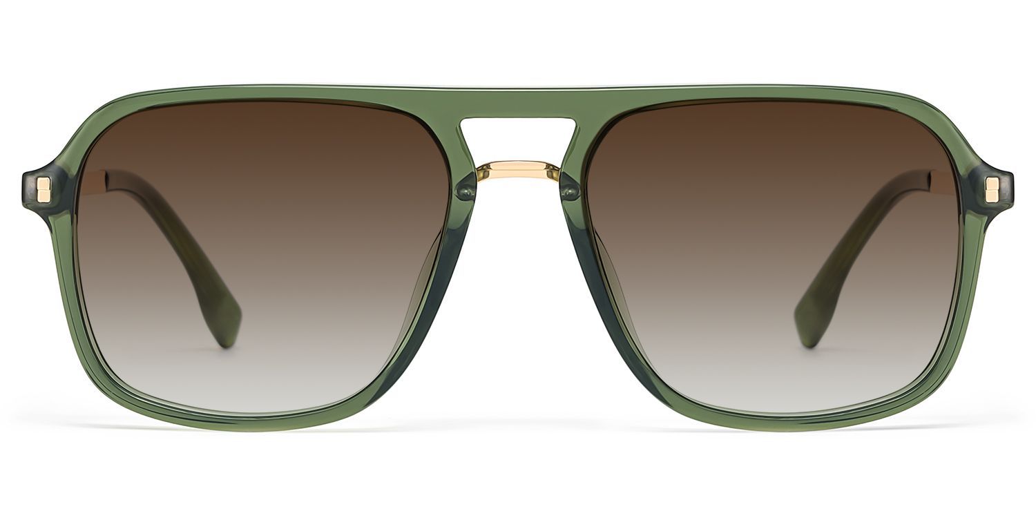 Aviator Kilworth Green Glasses deals -Zeelool Glasses0