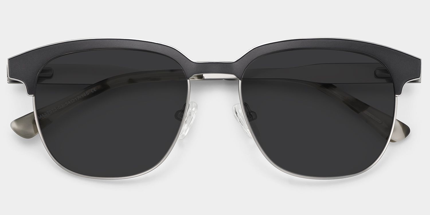 Wren Dark-Gray Browline Sunglasses to Frame Your Face | ZEELOOL UK1