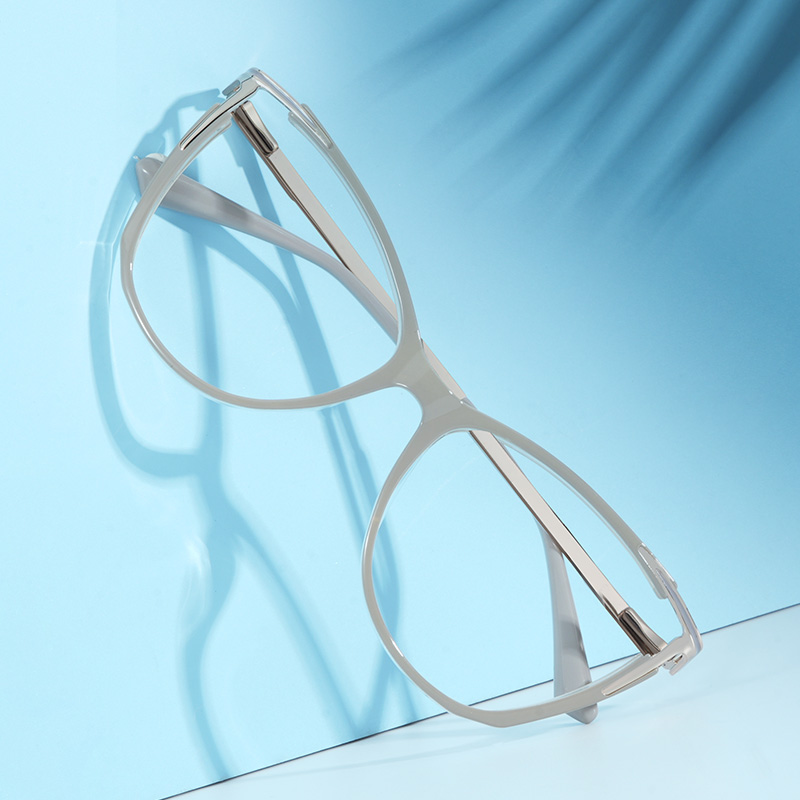 ZEELOOL Yomary Cateye Khaki Glasses