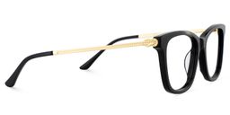 Vibert Rectangle Black Glasses4