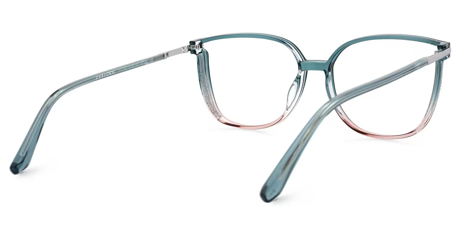Rodz Green-Pink Eyeglasses with Affordable Designer Frame3