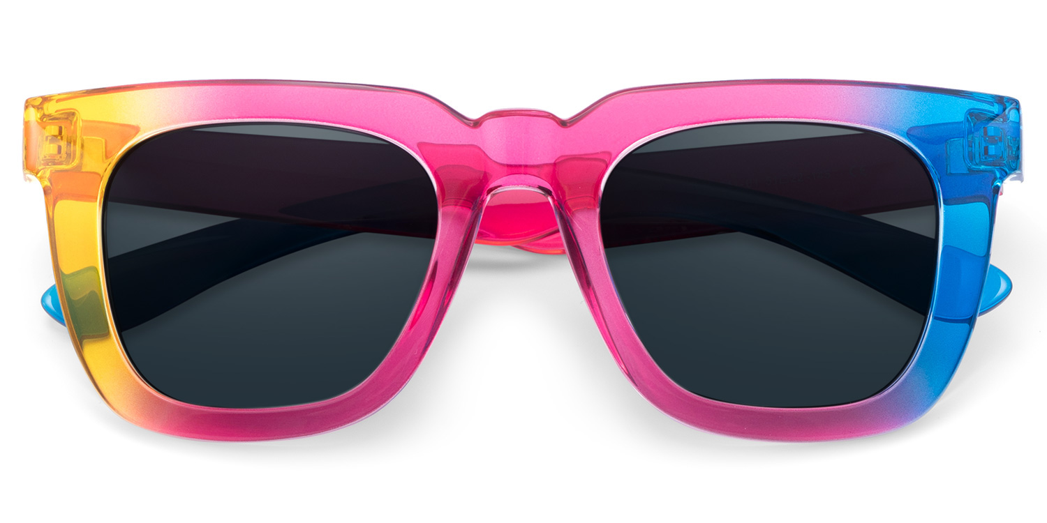 Clea Rectangle Multicolor Sunglasses1