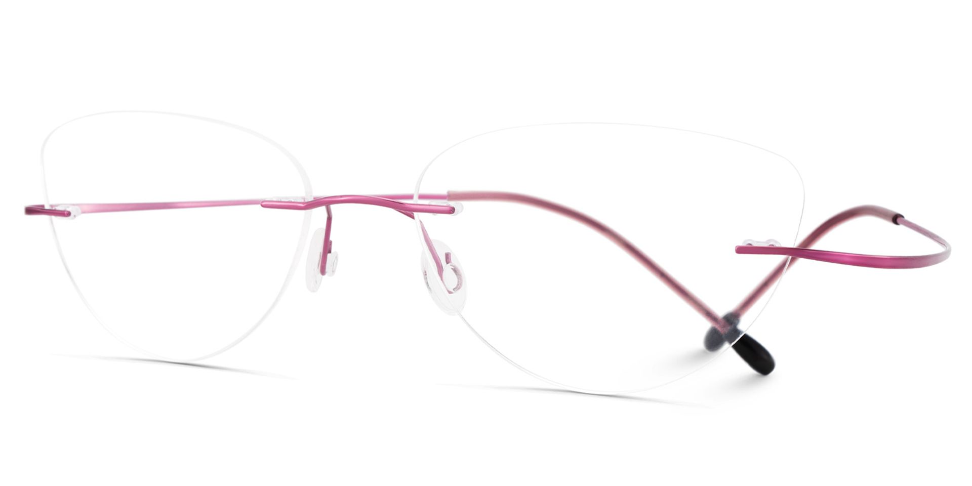 Evelyn Cat Eye Pink Glasses | ZEELOOL UK1