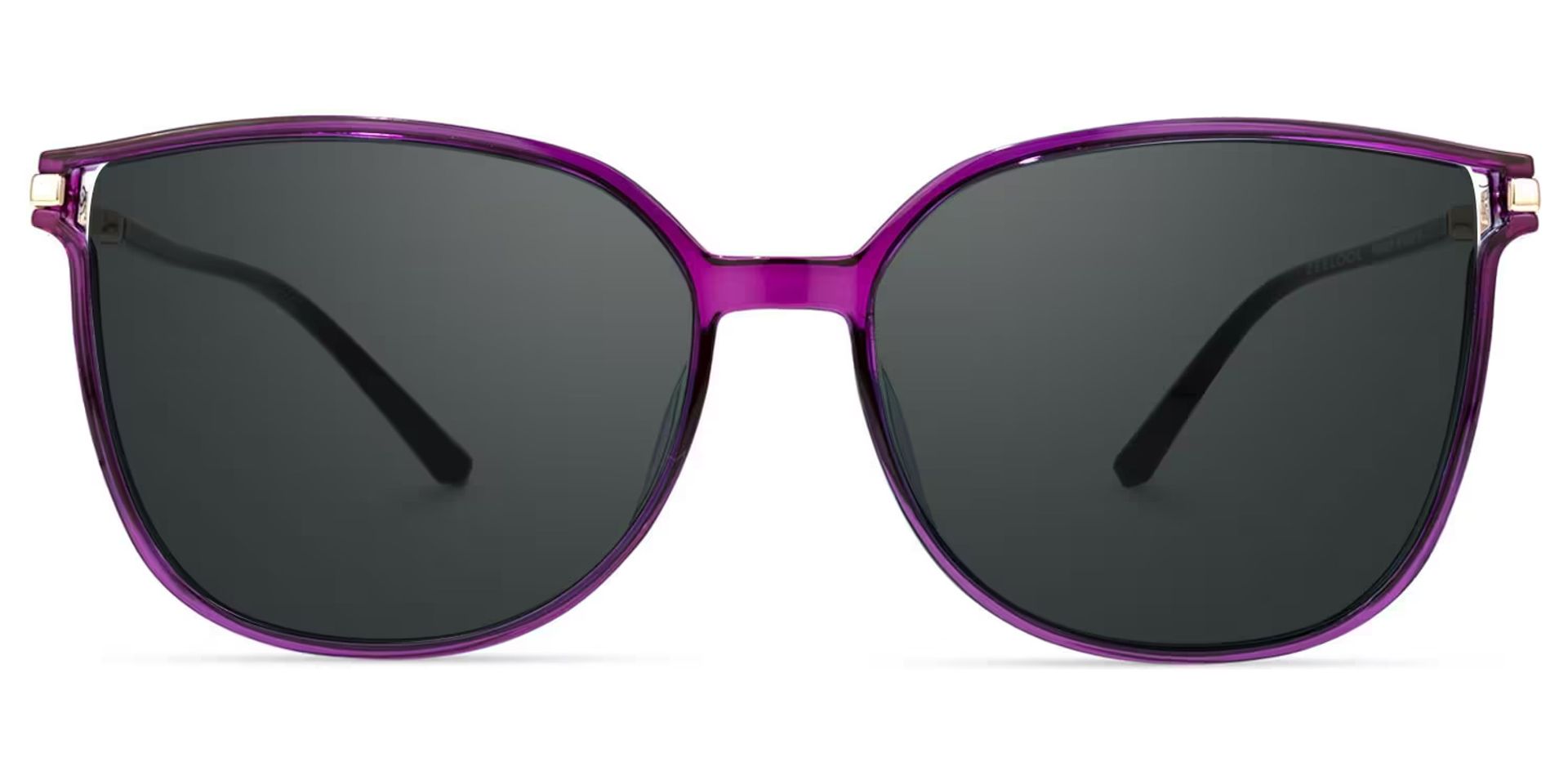 Rodz Square Purple Frame Sunglasses | Zeelool0